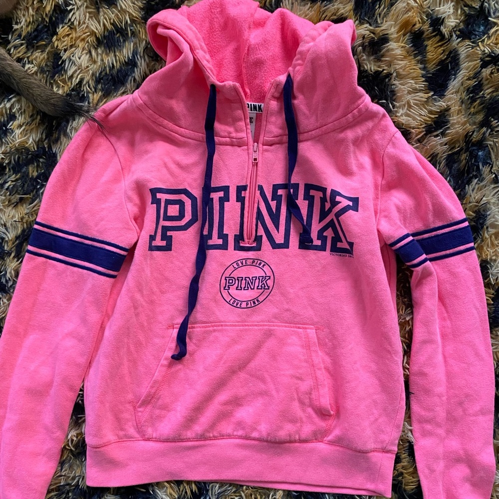 Victoria’s Secret pink half zip hoodie!